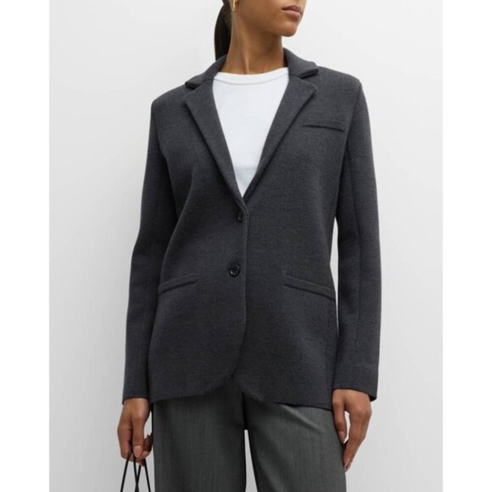 TWP Charcoal Merino Wool Boyfriend Blazer SIZE XS